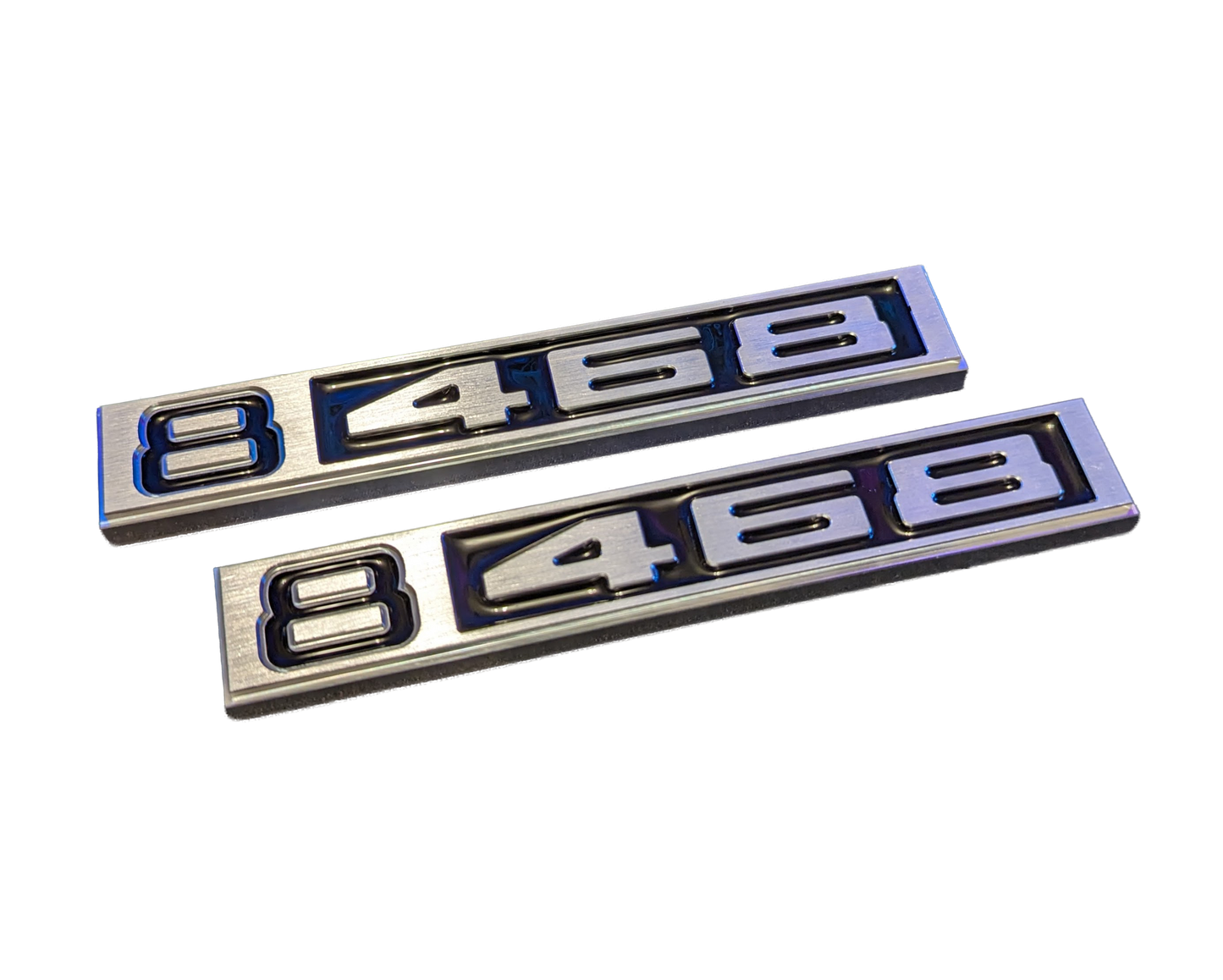 Chevy 1969- 1972 C10 Billet Engine Badges / Emblems (Pair)