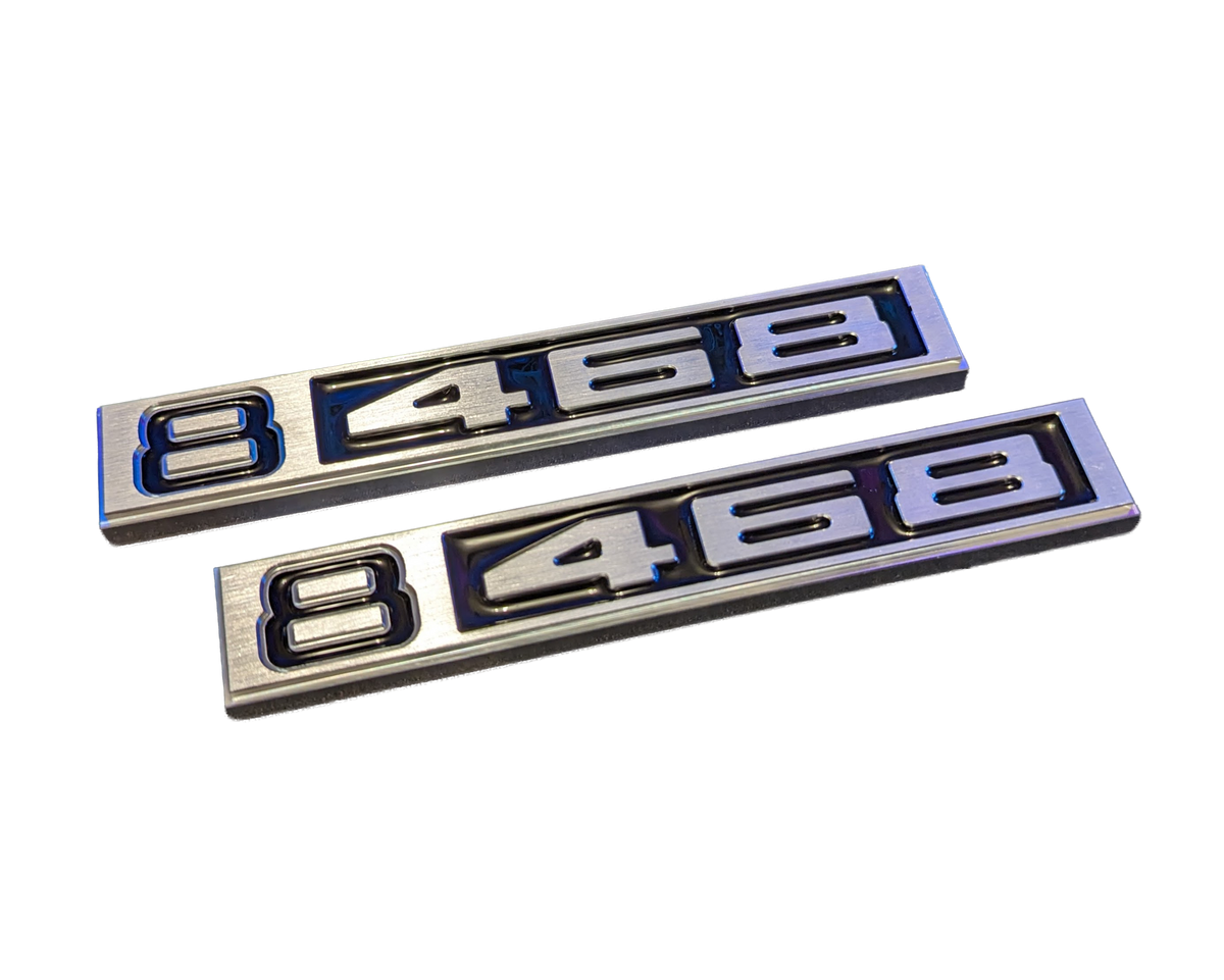 Chevy 1969- 1972 C10 Billet Engine Badges / Emblems (Pair) – RAD 