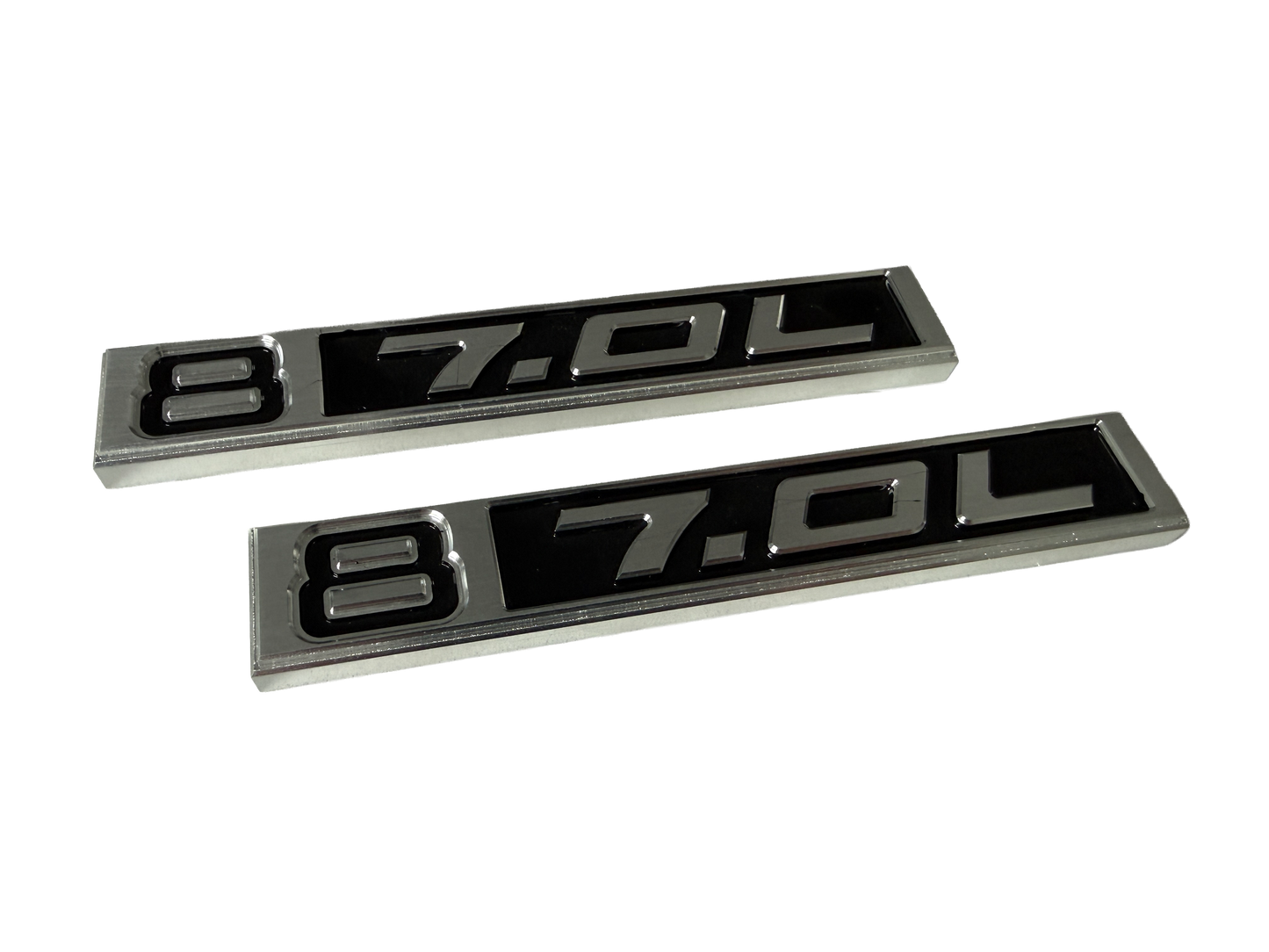 Chevy 1969- 1972 C10 Billet Engine Badges / Emblems (Pair)