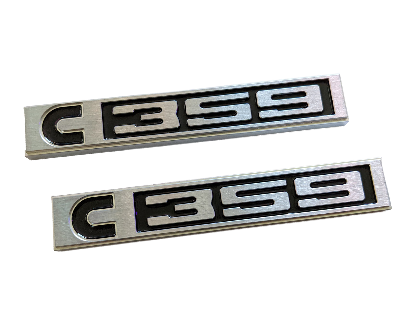 Chevy 1969- 1972 C10 Billet Engine Badges / Emblems (Pair)