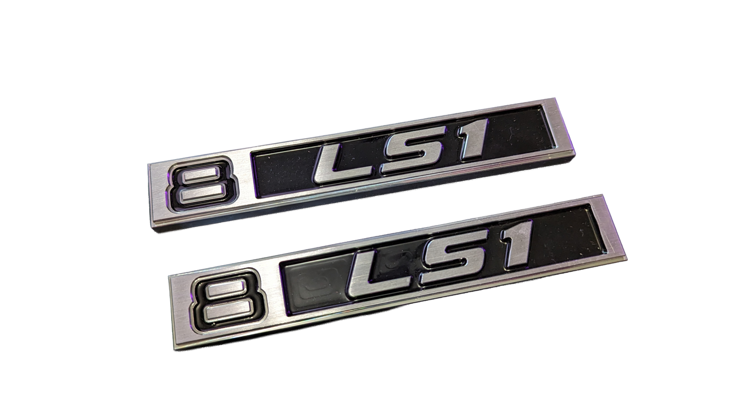 Chevy 1969- 1972 C10 Billet Engine Badges / Emblems (Pair)